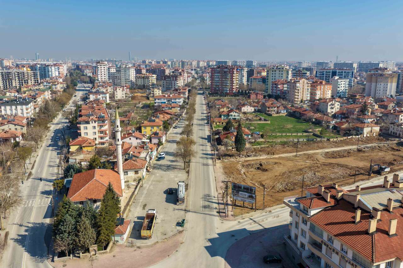 Meram’da, Konya trafiğine nefes aldıracak yeni yollar açılıyor 8